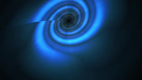 Blue swirling spiral light pattern. Stock Footage 339997686