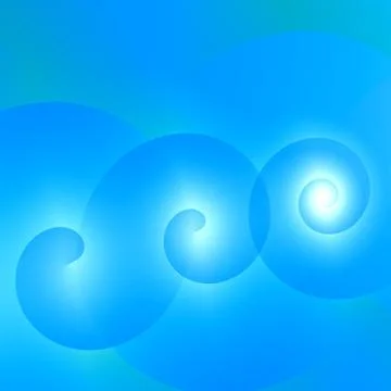 Blue swirls Stock Illustration