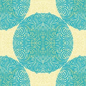 Blue swirls Ilustración de archivo