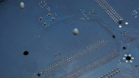 The blue system Board rotates Stock Footage 131152727