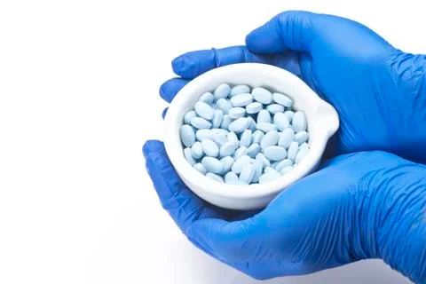Blue Tablets Stock Photos