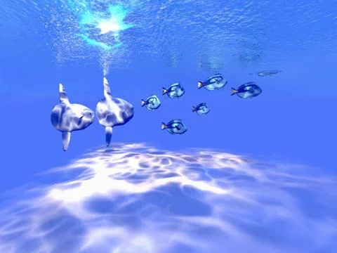 Blue tango Stock Illustration