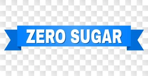 Blue Tape with ZERO SUGAR Title Stock-Illustration