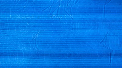 Blue tarp texture twisting cinemagraph animation Stock Footage 101832925
