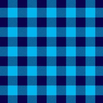 Blue tartan plaid pattern. Vector on isolated background. EPS 10 Illustrazione stock