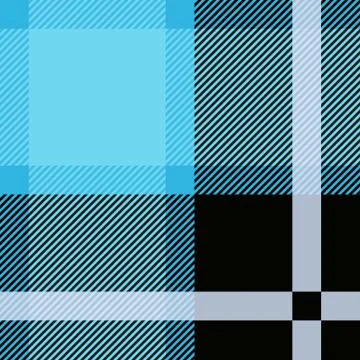 Blue Tartan, plaid seamless pattern. Textured plaid Stock Illustration