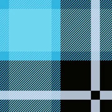 Blue Tartan, plaid seamless pattern. Textured plaid Stock Illustration