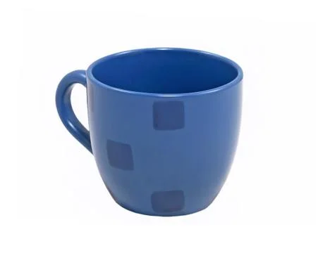 Blue tea cap.isolated. Stock Photos