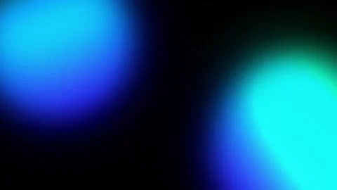 Blue teal animated glowing gradient shape animation with a black backdrop Stockbeeldmateriaal 299991347
