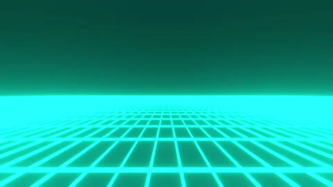 Blue Teal Grid Abstract Moving Background Stock Footage 295236848