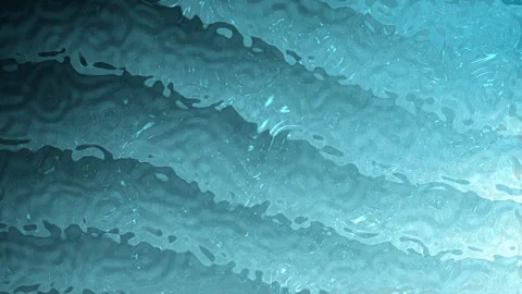 Blue teal underwater waves abstract background soft ripple motion loop Stock Footage 333767831