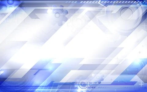 Blue tech backdrop Stock Illustration