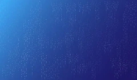 Blue tech background. Cyberspace and network. Electronic elements and pixels Stock Illustration