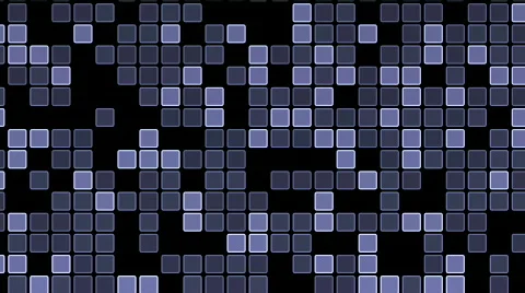 Blue tech background - digital animation Stock Footage 452542