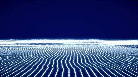 Blue tech background Video stock 292443005