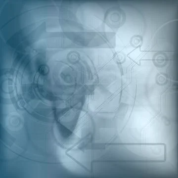 Blue tech background Stock Illustration