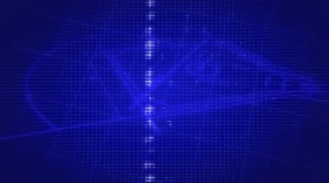 Blue Tech Baseball Field Stock Footage 8967503