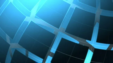 Blue Tech Globe Sphere Stock Footage 650353