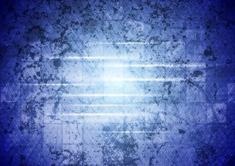 Blue tech grunge background Blue tech grunge background. Vector design Cop... Stockfoto's