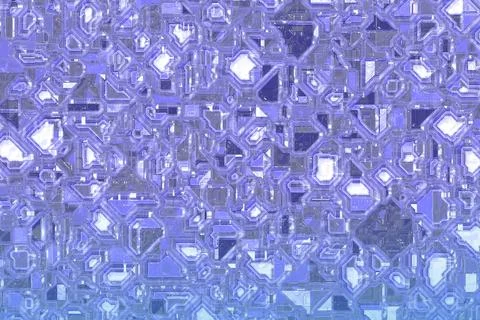 Blue tech optic wire template computer art background illustration 스톡 일러스트