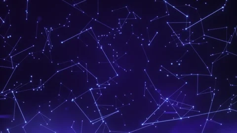 Blue tech plexus Stock Footage 293786227