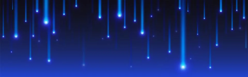 Blue tech rain background Illustrazione stock