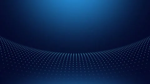 Blue tech screen background looped. Motion graphic of Blue data matrix simu.. Stock Footage 317442296