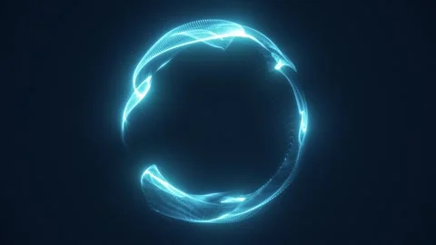 Blue Tech Sphere Stock Footage 291874010