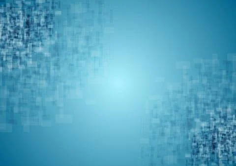 Blue tech squares texture background イラスト素材