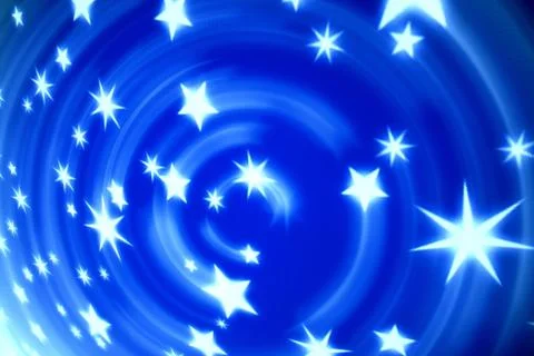 Blue tech stars Stock Photos