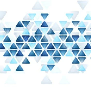 Blue tech triangles on white background Blue tech triangles on white backg... 스톡 사진