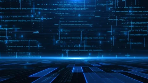 Blue technological digital lines space shuttle background 库存影片 316511648