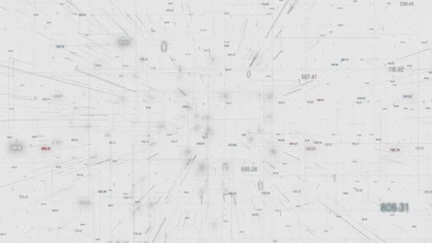 Blue technological digital lines space shuttle background Stock Footage 321598690