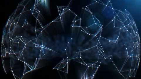 Blue Technology Abstract Background Stock Footage 119057067