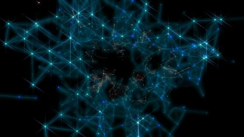 Blue Technology Abstract Background Stock Footage 119073780