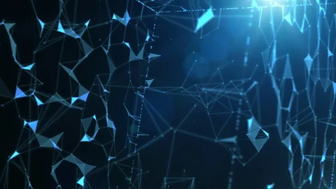 Blue Technology Abstract Background Stock Footage 119086952