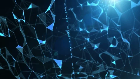 Blue Technology Abstract Background Stock Footage 119087867