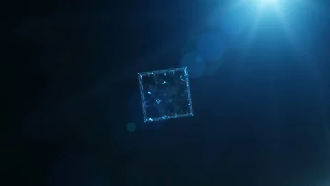 Blue Technology Abstract Background Stock Footage 119090152