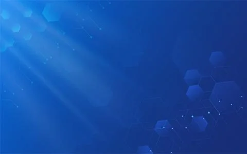 Blue technology abstract background. Modern geometric technology background Stock Illustration