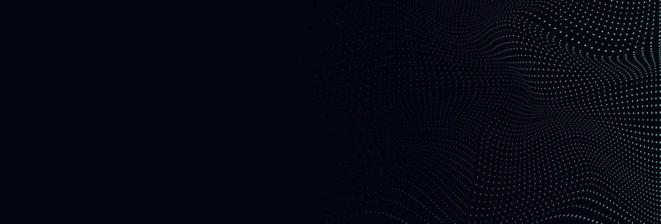 Blue technology background abstract dotted pixel element network Stock Illustration