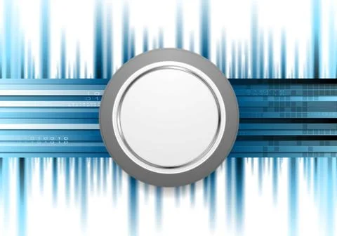 Blue technology background with grey circle Blue technology background wit... 스톡 사진
