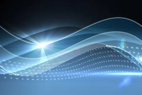 Blue technology background 스톡 일러스트