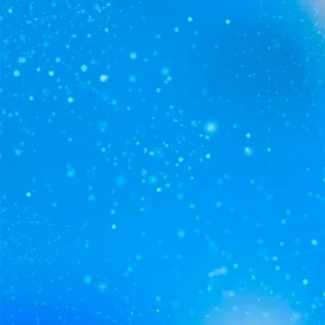 Blue Technology Background with Particle, Illustrazione stock