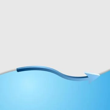 Blue technology background with wave and arrow Blue technology background ... Stock Photos