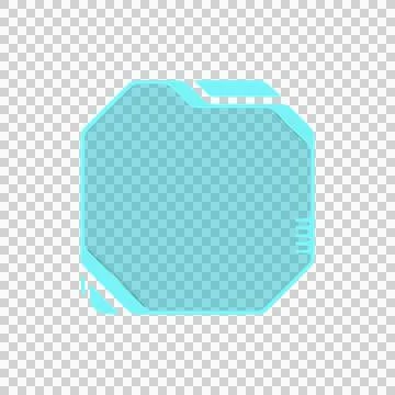 Blue technology futuristic frame element concept eps 10 Stock Illustration