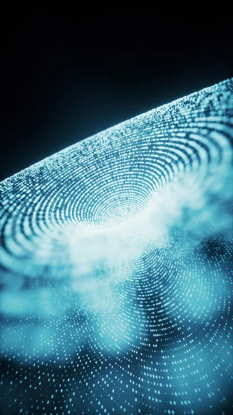Blue technology grid hole background, 3d rendering. Stock Footage 346672224