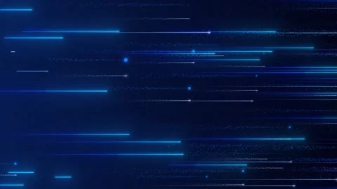 Blue technology lines scroll background Stock Footage 288088706