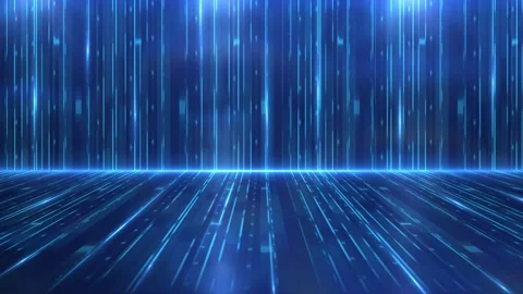 Blue Technology Loop Line Animation Vídeos de archivo 164422700