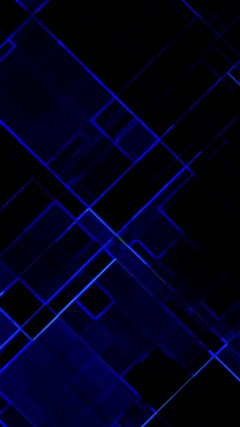 Blue technology seamless loop background.Blue grid vertical wallpaper Stock Footage 332172885