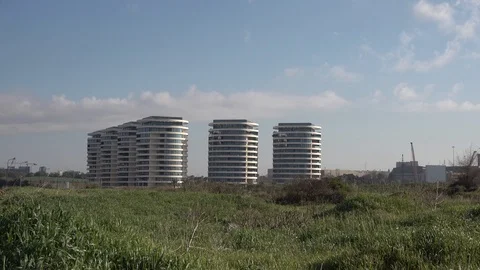 Blue Tel Aviv Video stock 104108289